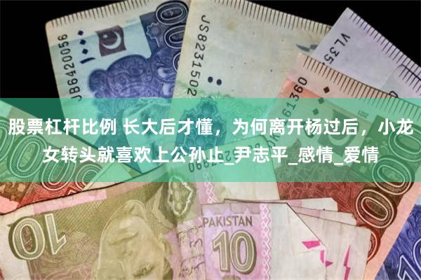 股票杠杆比例 长大后才懂，为何离开杨过后，小龙女转头就喜欢上公孙止_尹志平_感情_爱情