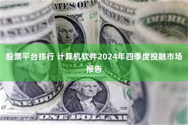 股票平台排行 计算机软件2024年四季度投融市场报告