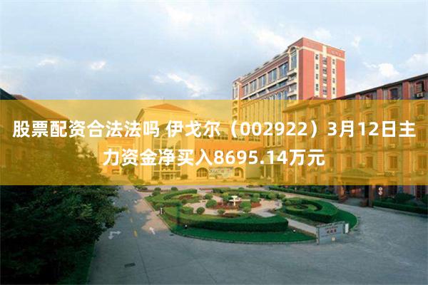 股票配资合法法吗 伊戈尔（002922）3月12日主力资金净买入8695.14万元