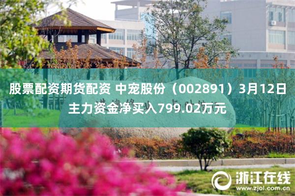 股票配资期货配资 中宠股份（002891）3月12日主力资金净买入799.02万元