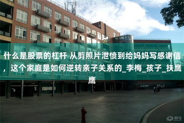什么是股票的杠杆 从剪照片泄愤到给妈妈写感谢信，这个家庭是如何逆转亲子关系的_李梅_孩子_扶鹰
