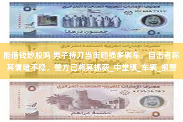 能借钱炒股吗 男子持刀当街砸损多辆车，目击者称其情绪不稳，警方已将其抓获_中堂镇_车辆_报警