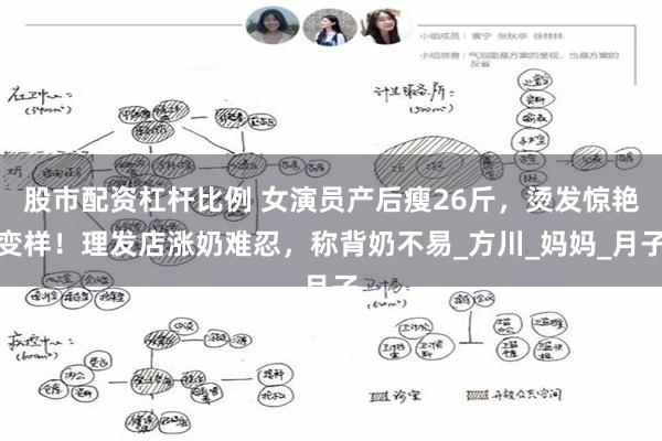 股市配资杠杆比例 女演员产后瘦26斤，烫发惊艳变样！理发店涨奶难忍，称背奶不易_方川_妈妈_月子